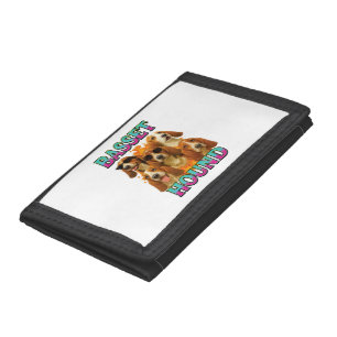Basset Hound Copy Tri-fold Wallet