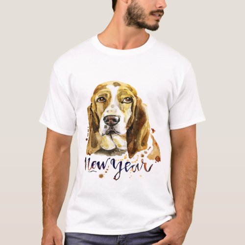 basset hound cute gift for men women ondkidr  T_Shirt