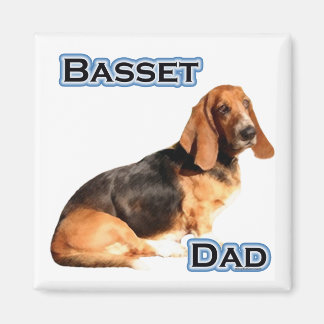 Basset Hound Dad 4 - Magnet