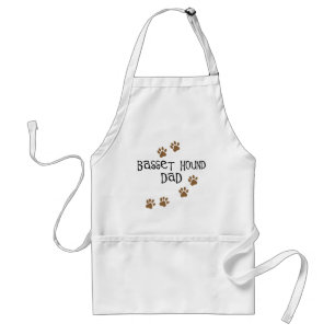Basset Hound Dad Adult Apron
