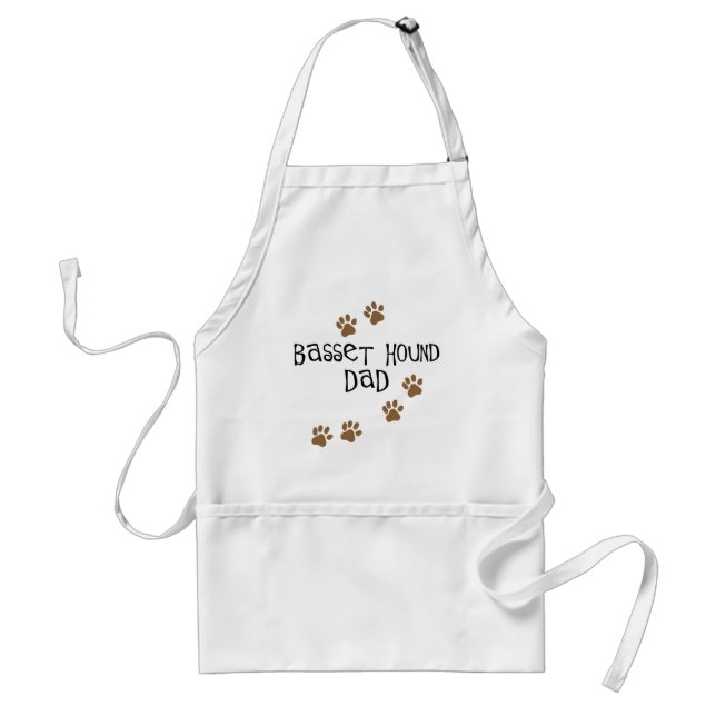 Basset Hound Dad Adult Apron (Front)
