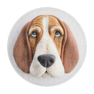 Basset Hound Dog 3D Inspired Cutting Board