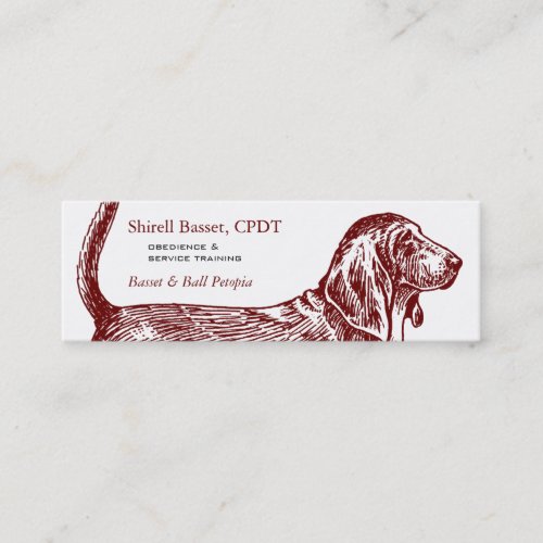 Basset Hound Dog Business Business Cards