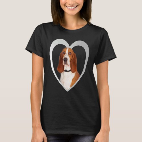 Basset Hound  Dog Heart  Basset Hound  1 T_Shirt