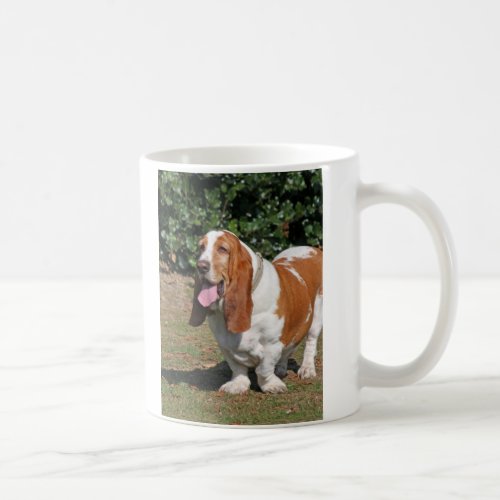 Basset hound dog mug present idea coffee mug