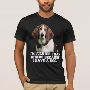 Basset Hound Dog Owner I’m Luckier Than Others T-Shirt
