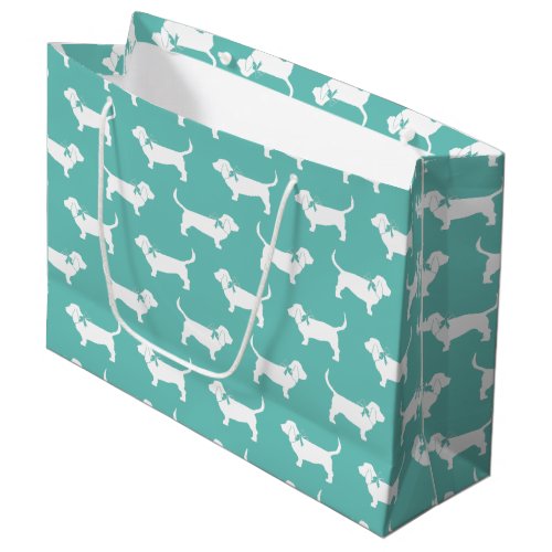 Basset Hound Dog Puppy Large Gift Bag