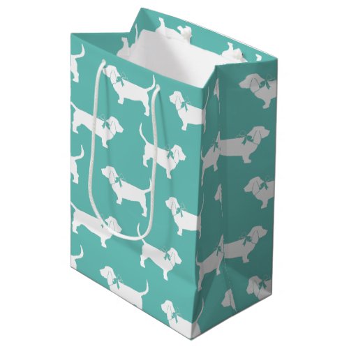 Basset Hound Dog Puppy Medium Gift Bag