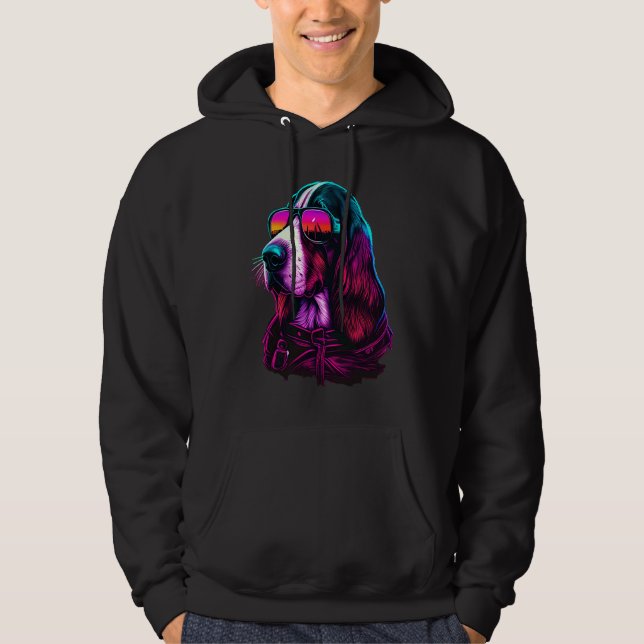 Basset Hound Dogs Basset Hounds  2 Hoodie (Front)