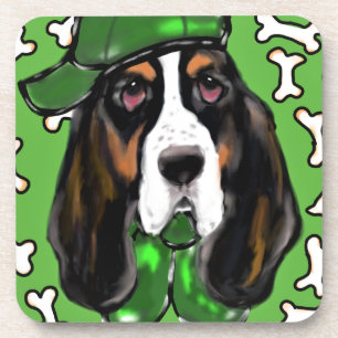 Basset Hound Drink Coaster