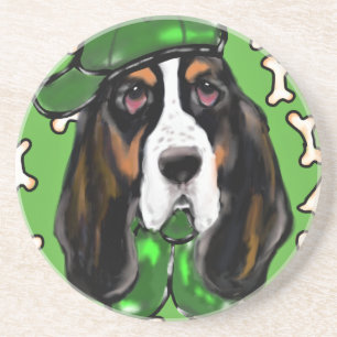 Basset Hound Drink Coaster