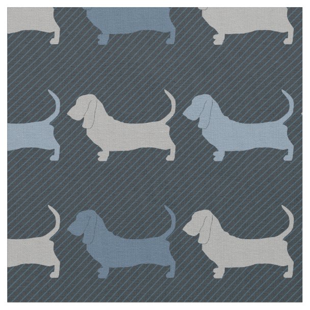 Basset Hound Puppy Fabric Zazzle