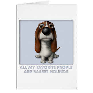 Basset Hound Favorite Cards