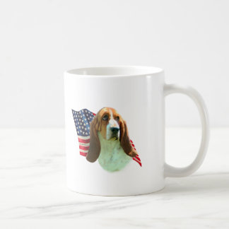 Basset Hound Flag Coffee Mug