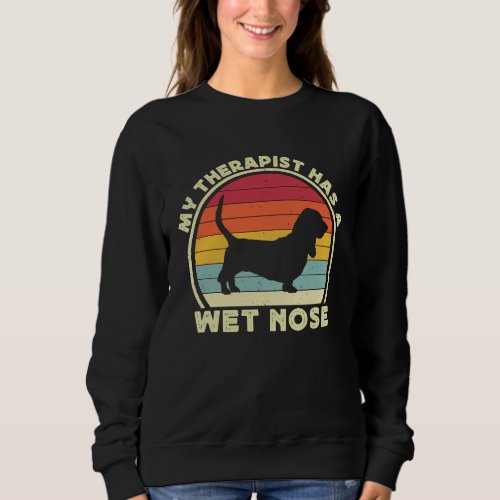 Basset Hound For Men Women Bassets Dog Mom Dad Sweatshirt