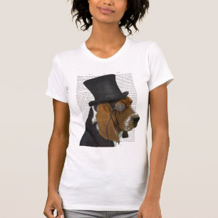 Basset Hound, Formal Hound and Hat T-Shirt