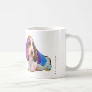 Basset Hound full of colors Mug