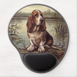 Basset Hound Gel Mouse Pad
