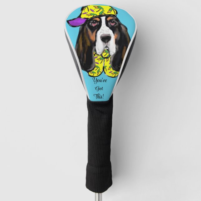 Basset Hound  Golf Head Cover (Front)