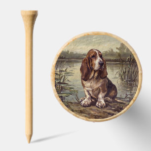 Basset Hound Golf Tees