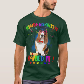 Basset Hound Graduation Class Of 22 Kindergarten N T-Shirt