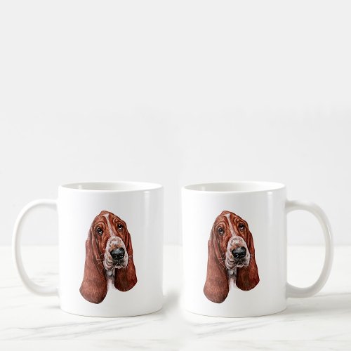 Basset Hound Graphic Coffee Mug