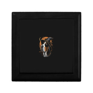 Basset Hound Halloween Dog Wizard Hat Funny Witch Gift Box