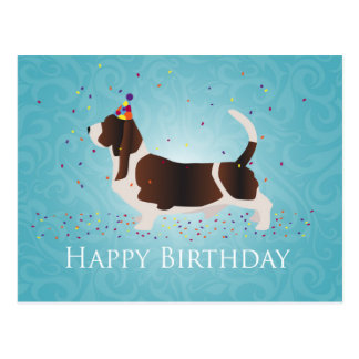 Basset Hound Dog Happy Birthday Gifts on Zazzle