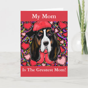 Basset Hound Holiday Card