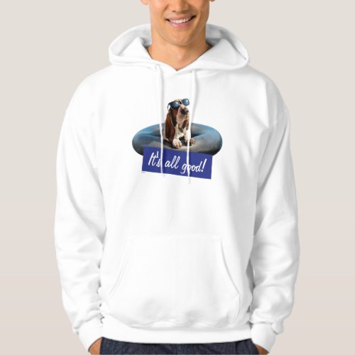 Basset Hound In Sunglasses Hoodie