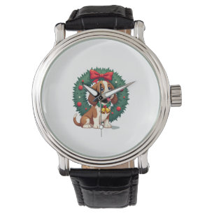 Basset Hound Jingle Bells dog Watch