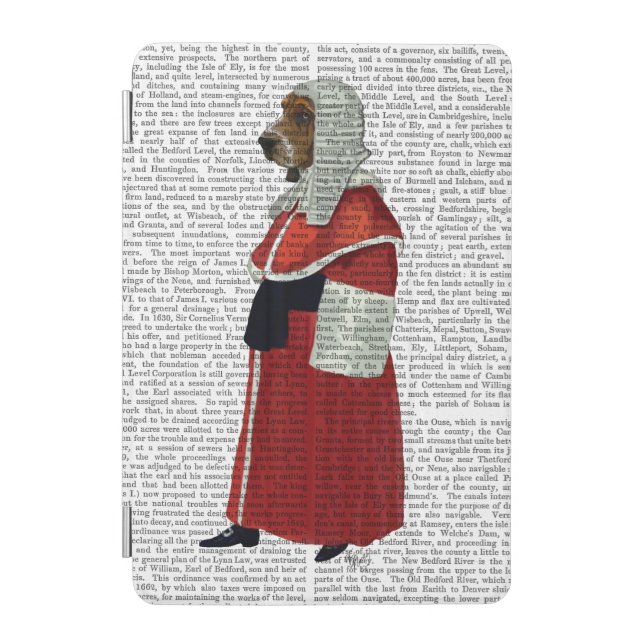 Basset Hound Judge Full iPad Mini Cover (Front)