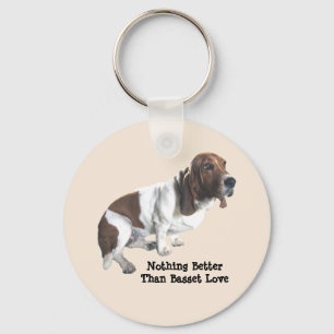 Basset Hound Keychain