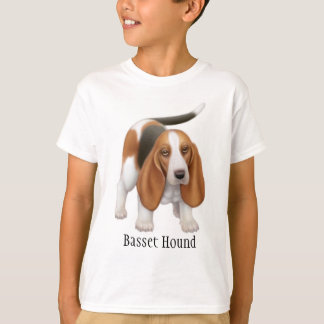 Basset Hound Kids T-Shirt