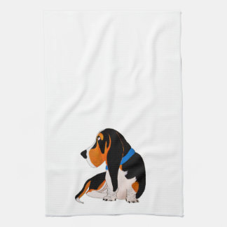 Basset Hound Kitchen Towel
