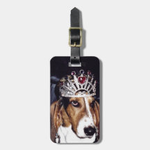 'Basset Hound' Gift TG021661 Luggage Tags Pack of 10