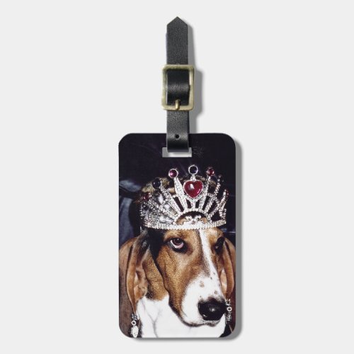 Basset Hound Luggage Tag