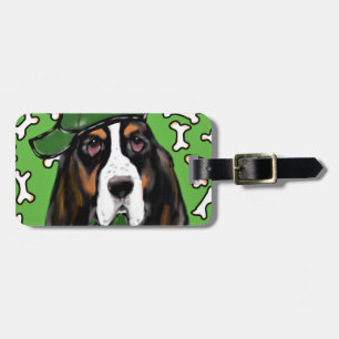 Basset Hound Luggage Tag