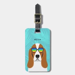 Basset Hound Luggage Tags
