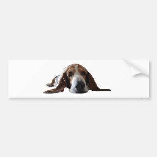 Basset Hound lying down Bumper Sticker