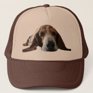 Basset Hound lying down Trucker Hat