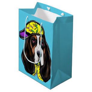 Basset Hound Medium Gift Bag