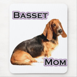 Basset Hound Mom 4 Mouse Pad