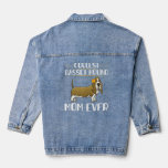 Basset Hound Mom Dog Owner Basset Hound  1  Denim Jacket