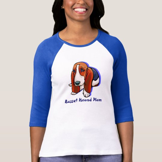 basset hound mom shirt