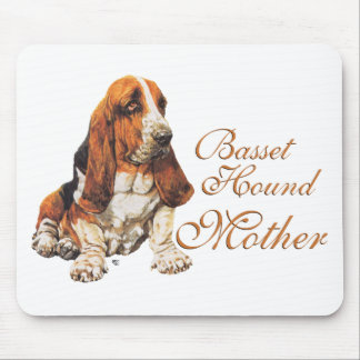 Basset Hound Mother's Day Mouse Pad