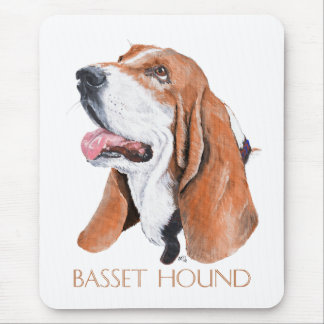 Basset Hound Mouse Pad