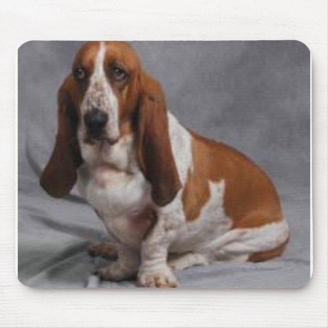 Basset Hound Mousepad (Front)