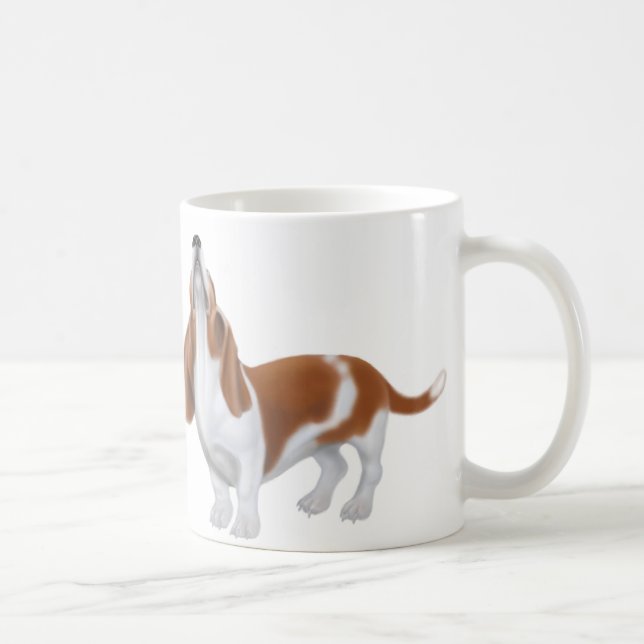 Basset Hound Musical Trio Mug (Right)
