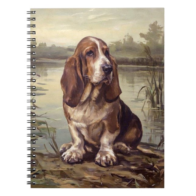 Basset Hound Notebook (Front)